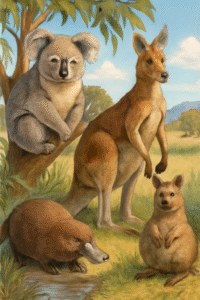 A Journey Through Australia’s Unique Wildlife: Koalas, Kangaroos, and Other Endemic Creatures